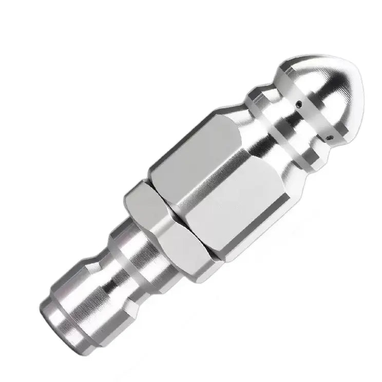 Washer Sewer Jetter Nozzle with Stainless Steel, Mini Compact Durable Sewer Jet Nozzle🚰