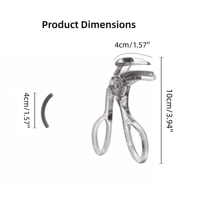 Lash Genius Wide-Angle Curler with Comb, Replaceable Silicone Pad✨
