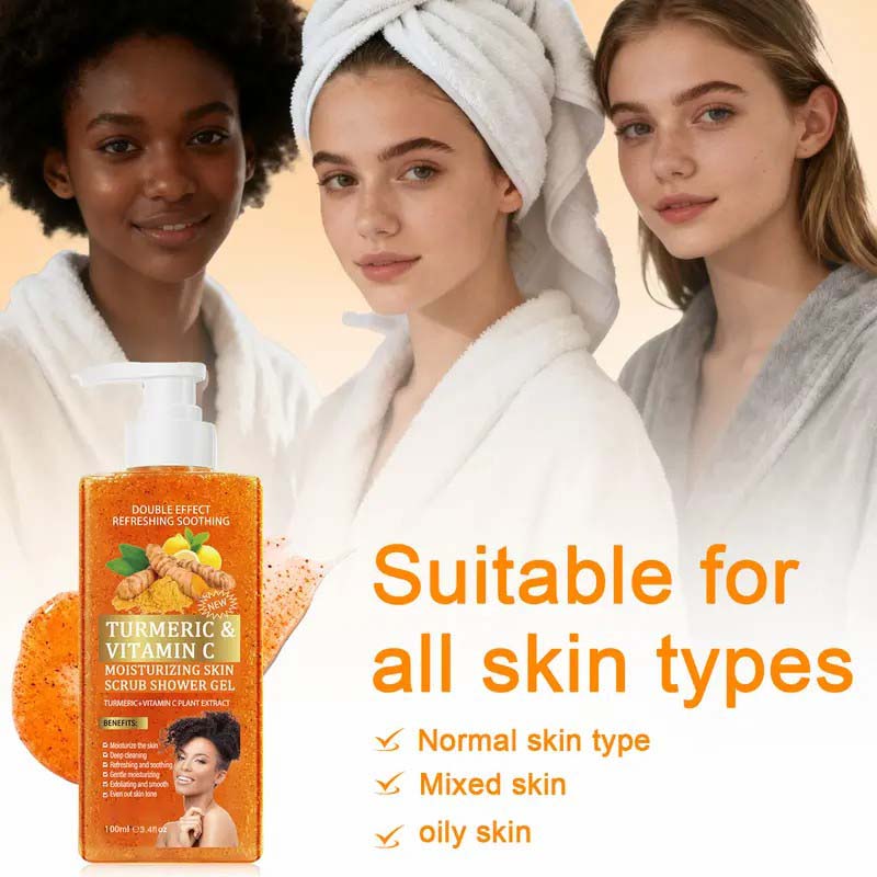 Turmeric & Vitamin C Exfoliating Shower Gel🧡