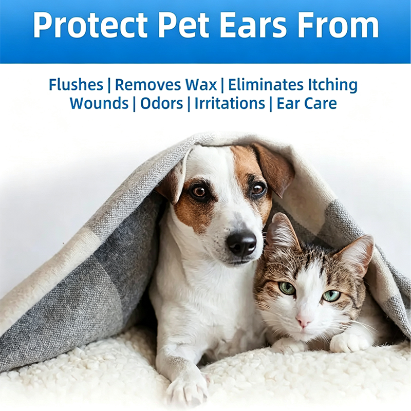 Gentle Pet Ear Wash | Odor-Free Cleaning for Dogs & Cats🐾