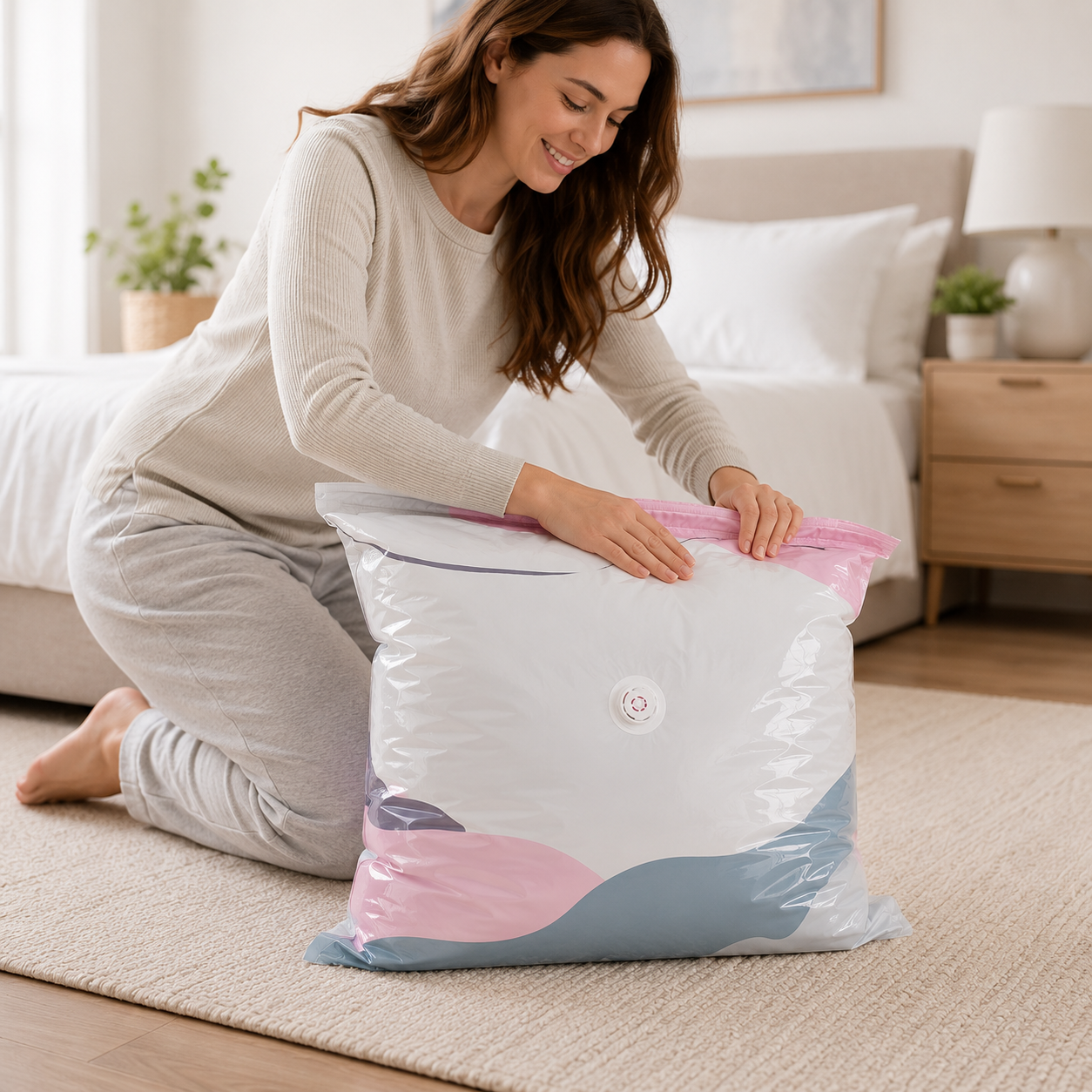 NO-PUMP VACUUM STORAGE BAGS ๐งบ