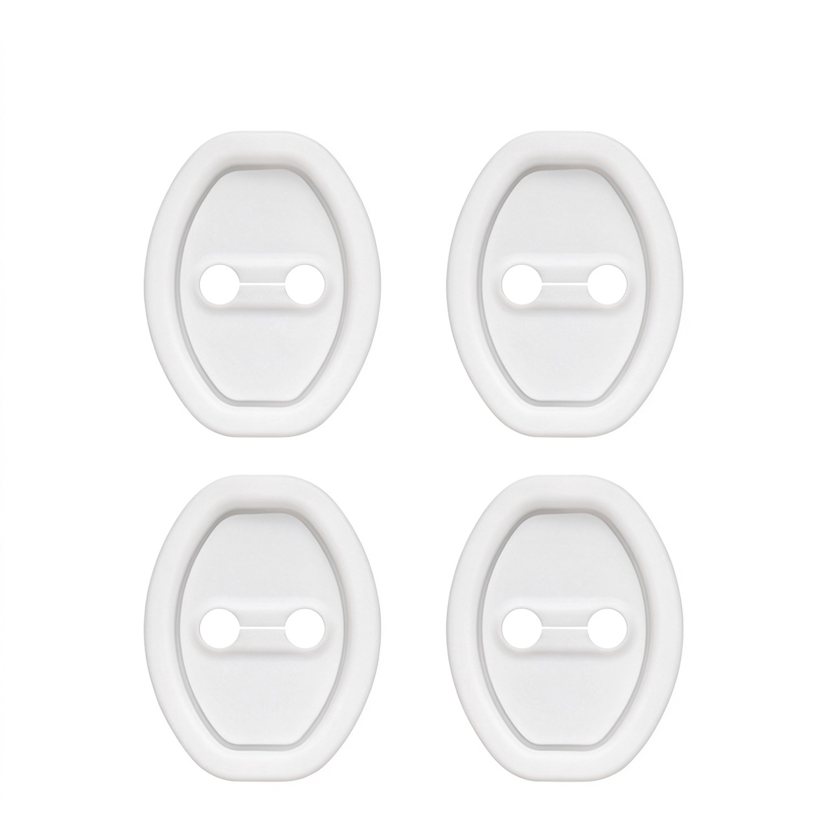 4 Pcs Door Latch Lock Covers, Experience Seamless Installation with Our Self-Adhesive Design 🚪