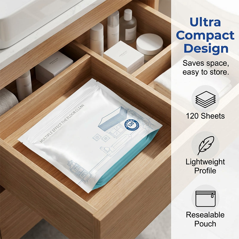100-Count Floor Cleaner Sheets – Effortless Mopping Solution✨