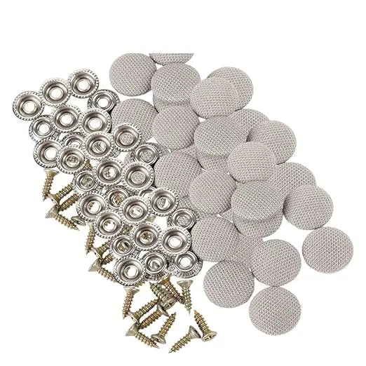 50 Pack Car Roof Headliner Repair Buttons, Fabric Covered Retainer Screws 🚗