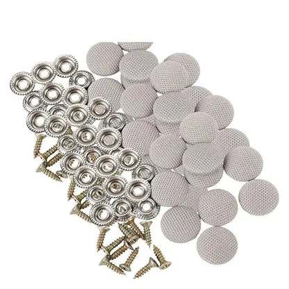 50 Pack Car Roof Headliner Repair Buttons, Fabric Covered Retainer Screws 🚗