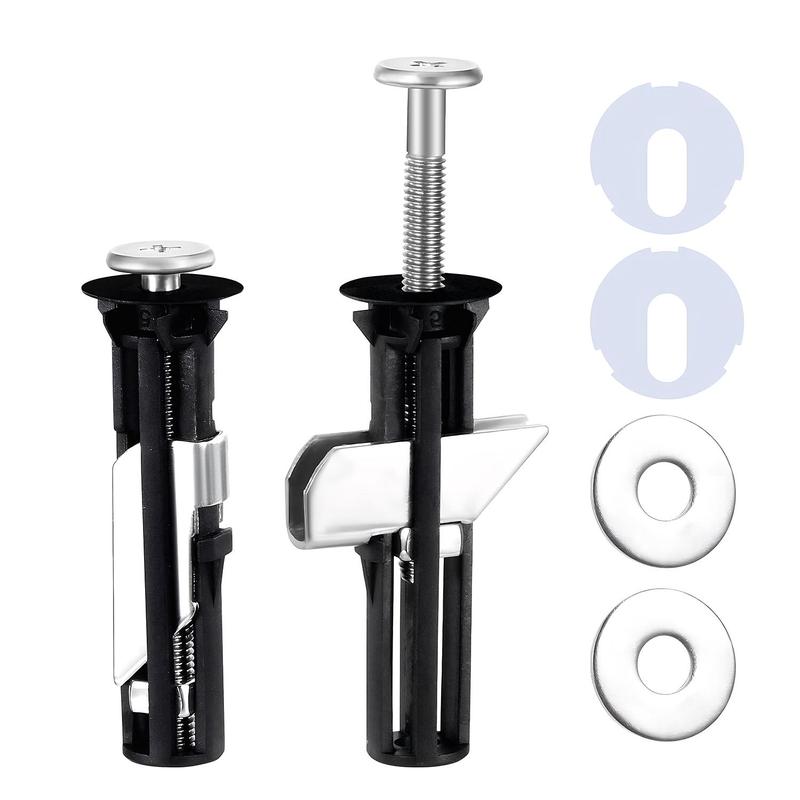 2PCS Universal Toilet Seat Bolt Kit Screws, Quick Release Easy Install Toilet Seat Replacement Parts 🚽