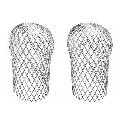 2 PCS Aluminum Alloy Gutter Guard Filter, Roof Rain Gutter Downspout Strainer🛠️