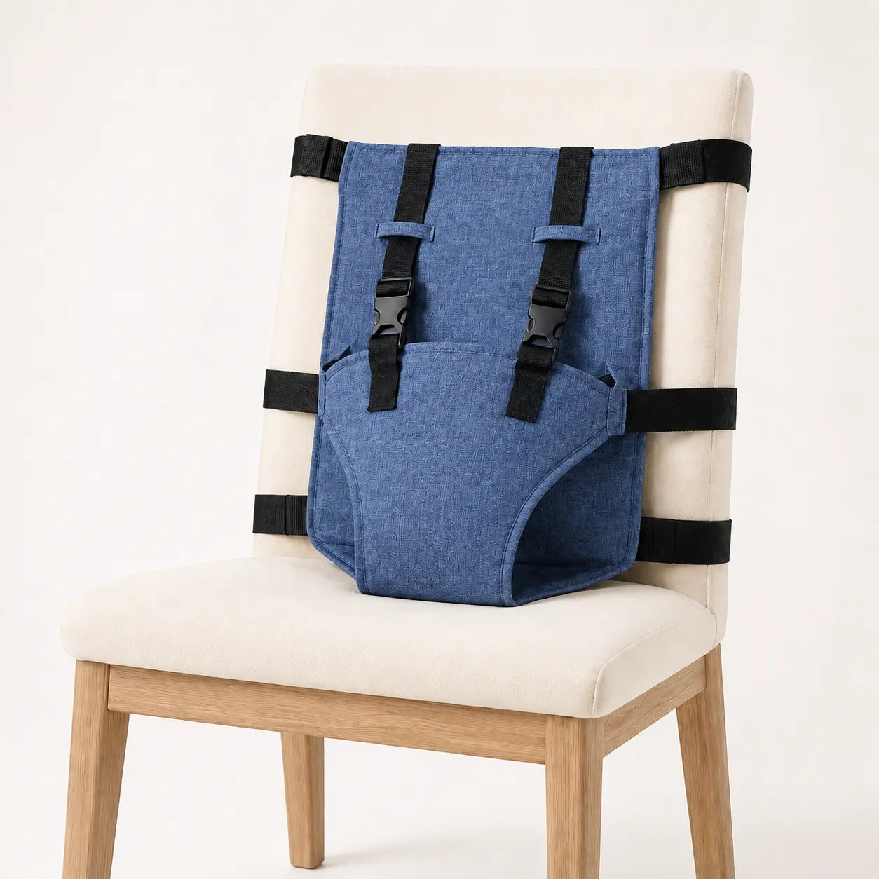 Portable Baby Seat Harness for Dining Chairs, Foldable Toddler Safety Seat with Adjustable Shoulder Straps 🪑