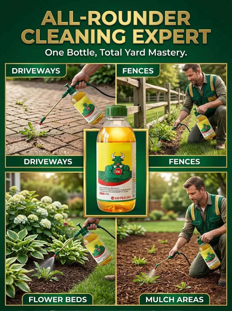 Glyphosate-Free Root Killing Weed Killer, Fast Rainproof Weed Control🌿