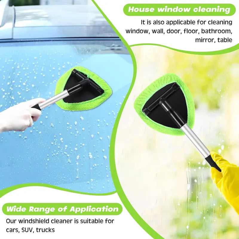 9PCS Car Window Cleaner Kit Extendable Handle Windshield Cleaning Tool 🚗