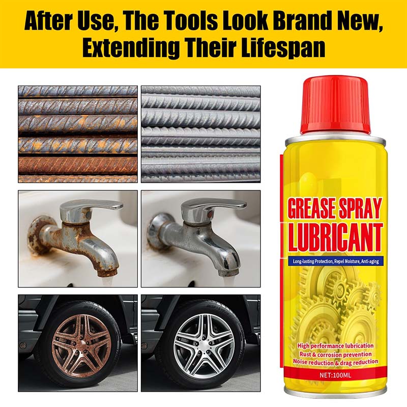 Anti-Rust Lubricant Spray & Rust Remover⚡