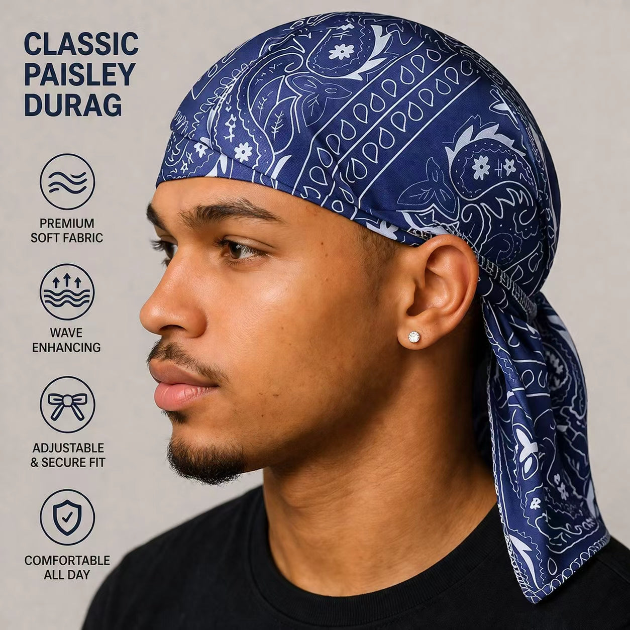 BUY 2 GET 1 FREE Unisex Paisley Performance Cooling Headwear