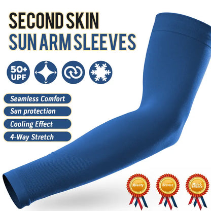 UPF50+ Cooling UV Arm Sleeves for Men Women Youth, Football Sun Covers☀️