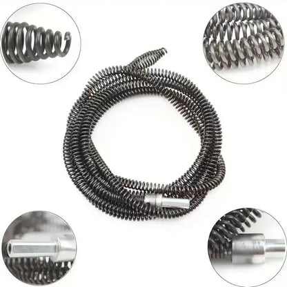 Electric Pipe Drain Dredging Device without Machine, 1 Count Toilet Clog Dredging Tool 🚽