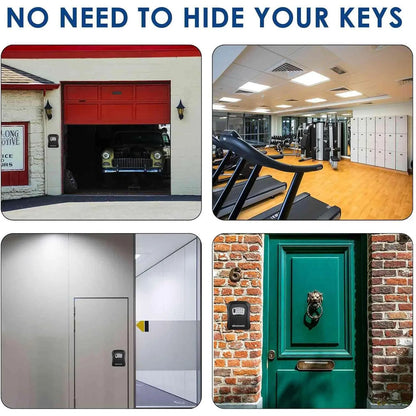 Wall Mount Key Lock Box‑ 4 Digit Combination Lockbox 🔐