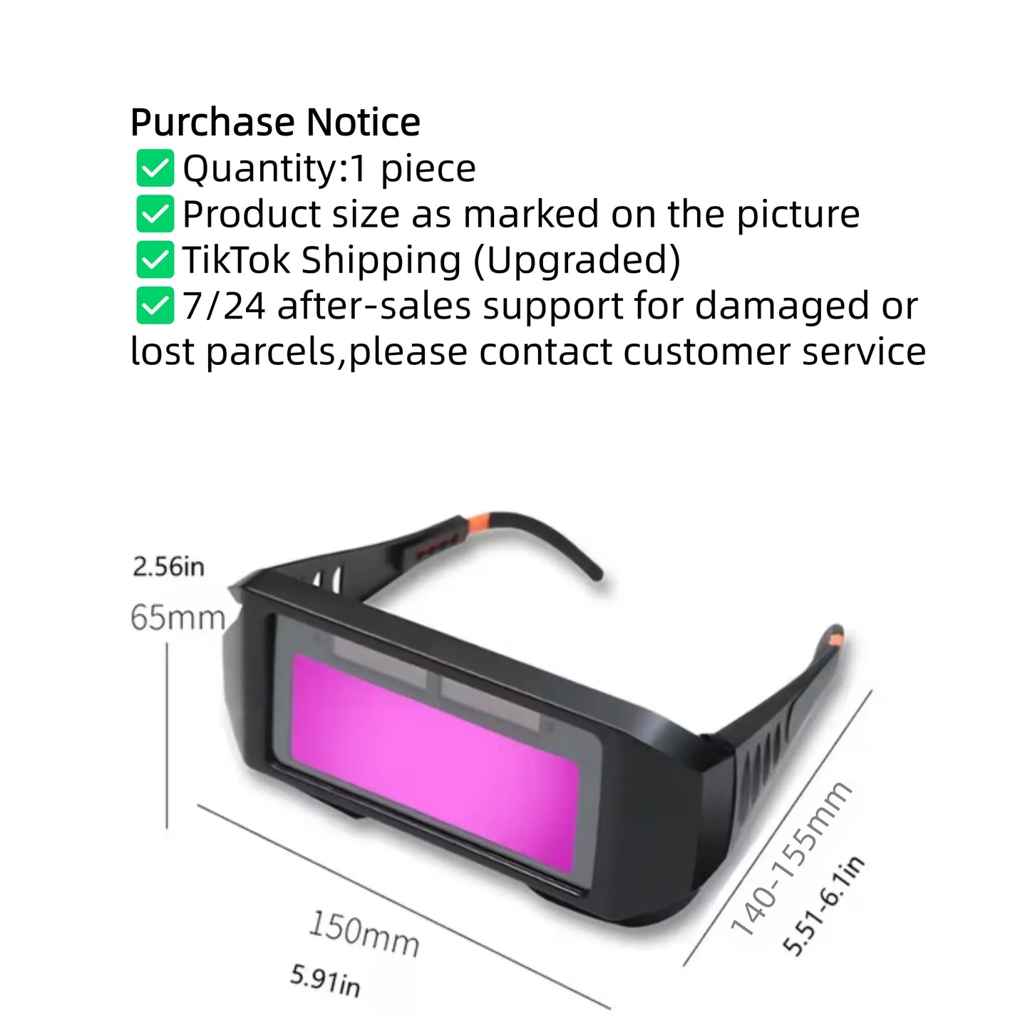 Industrial Welder Safety Glasses, Auto‑Darkening Welding Goggles✨