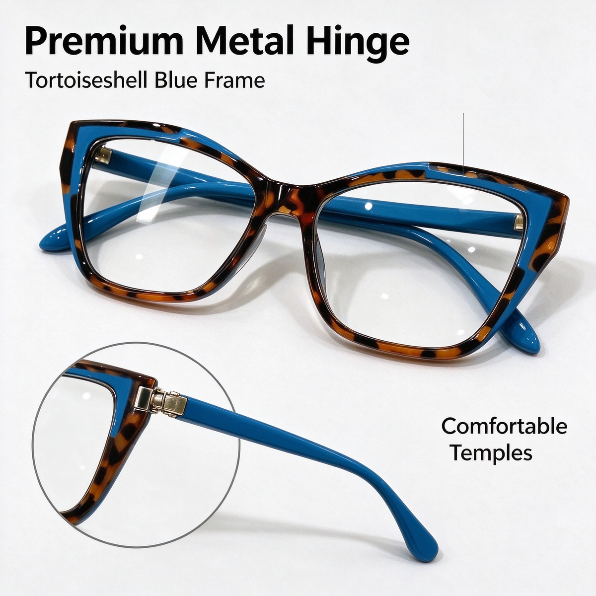Women's Elegant Cat-Eye Metal Frame Reading Glasses 🕶️