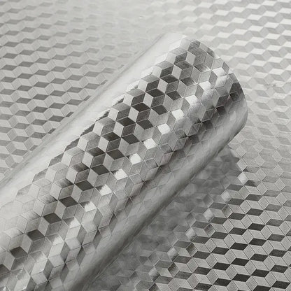 40cm×3m Waterproof Aluminum Foil Self Adhesive Wallpaper🏠