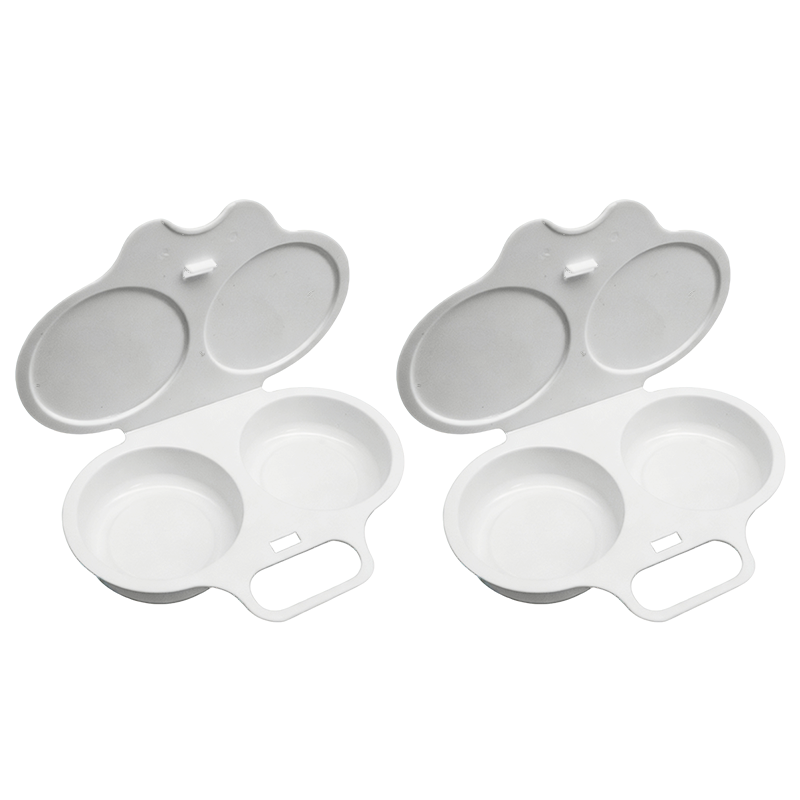 2‑Pack Easy‑To‑Clean Microwave Omelette Maker, Multifunctional Egg Poacher 🍳