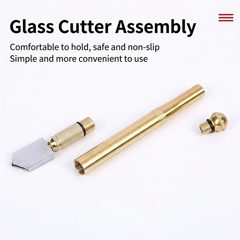 Diamond Head Glass Cutter Tool for 3‑15mm Glass & Mirrors🛠️