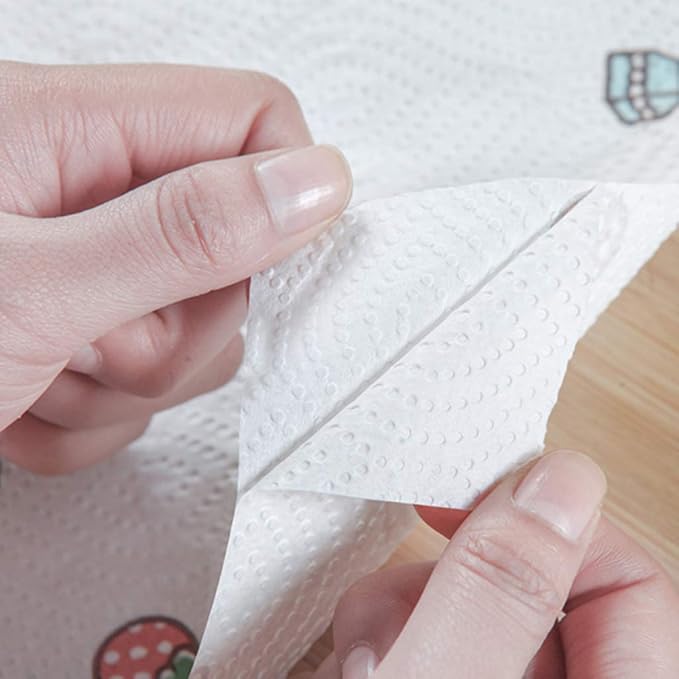 Reusable kitchen cleaning cloth roll product view