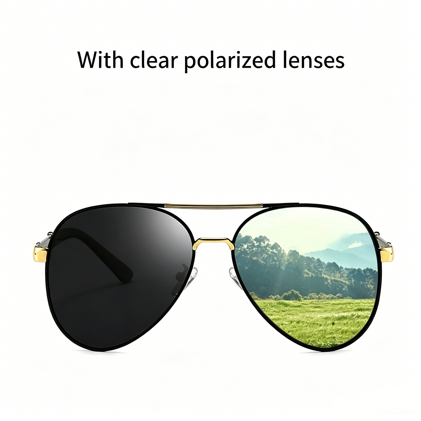 Polarized Pilot Sunglasses UV400 Protection Light Metal Frame Anti Glare Driving Outdoor Shades🕶️