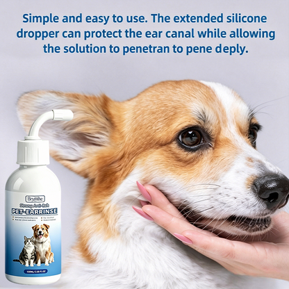Gentle Pet Ear Wash | Odor-Free Cleaning for Dogs & Cats🐾