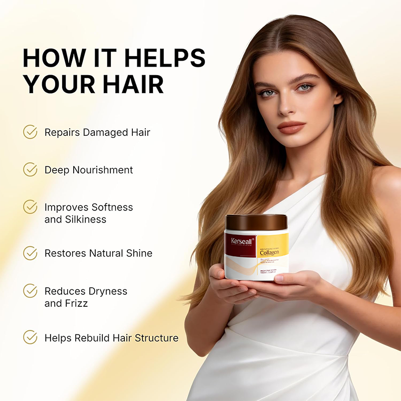 Collagen Hair Treatment Deep Repair Conditioning Argan Oil Hair Mask Essence✨