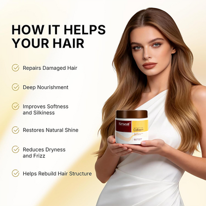 Collagen Hair Treatment Deep Repair Conditioning Argan Oil Hair Mask Essence✨