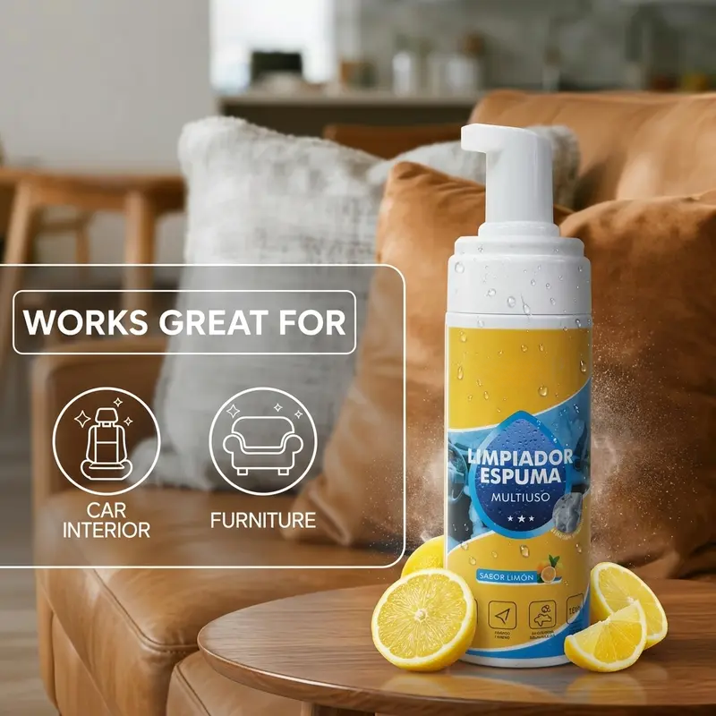 All-Purpose Multi-Enzyme Foam Cleaner 🧼 | 3‑in‑1 Deep Clean for Car Interior