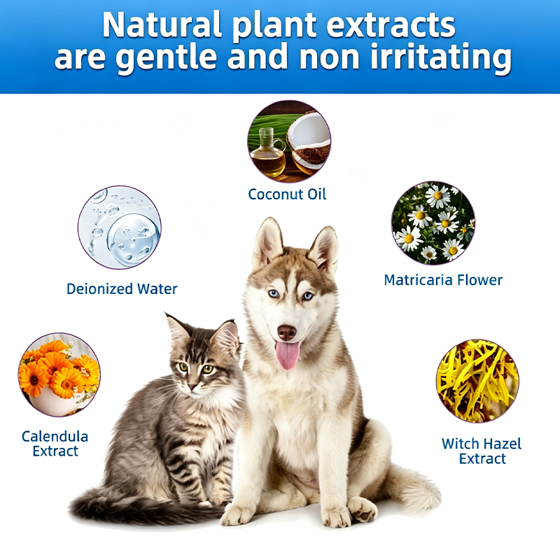 Gentle Pet Ear Wash | Odor-Free Cleaning for Dogs & Cats🐾