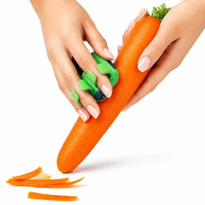 2 Pcs Hand Vegetable Peeler, Palm Peeler with Rubber Finger Grips ✨