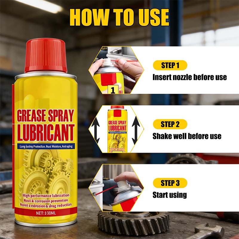 Anti-Rust Lubricant Spray & Rust Remover⚡