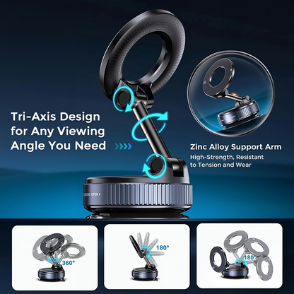 2.0 Foldable Magnetic Car Phone Holder with N52 Magnets🧲