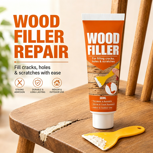 Wood Filler for Cracks and Holes 🛠️