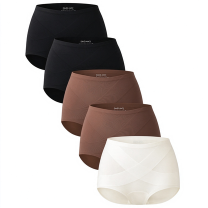 5-Pack Women's Classic Panties, Seamless High Waist Essential Underwear for Women 🩲