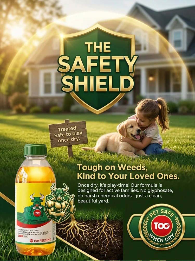 Glyphosate-Free Root Killing Weed Killer, Fast Rainproof Weed Control🌿