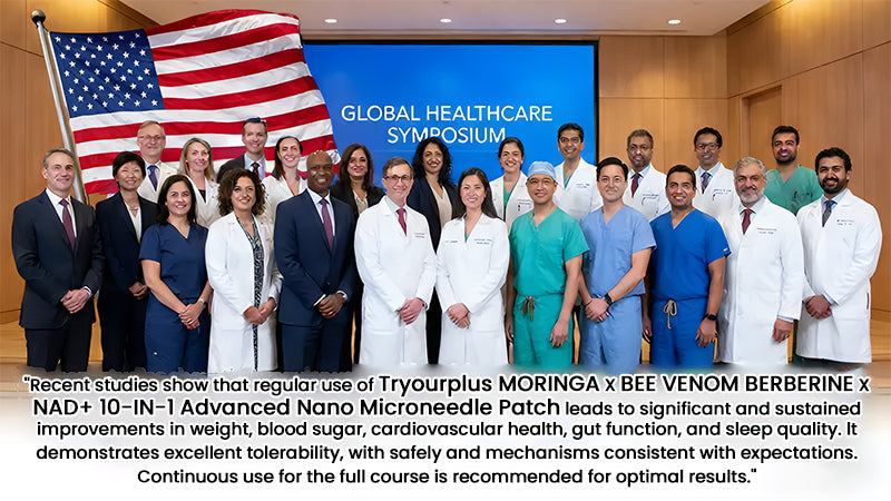 🧑⚕️🩺 Moringa · Berberine × NAD+10-in-1 Advanced Nano Microneedle Patch — Once Daily, Visible Results in 7 Days ✨