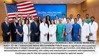 🧑⚕️🩺 Moringa · Berberine × NAD+10-in-1 Advanced Nano Microneedle Patch — Once Daily, Visible Results in 7 Days ✨
