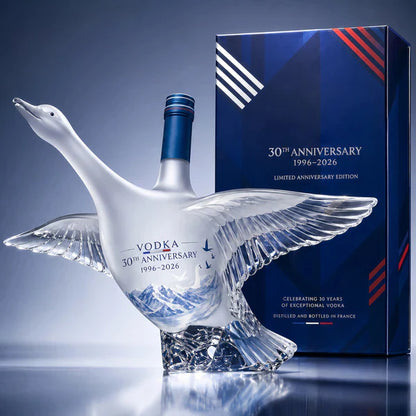 Grey Guuse 30th Anniversary 3D Sculpted Vodka Bottle