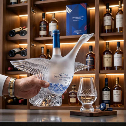 Grey Guuse 30th Anniversary 3D Sculpted Vodka Bottle