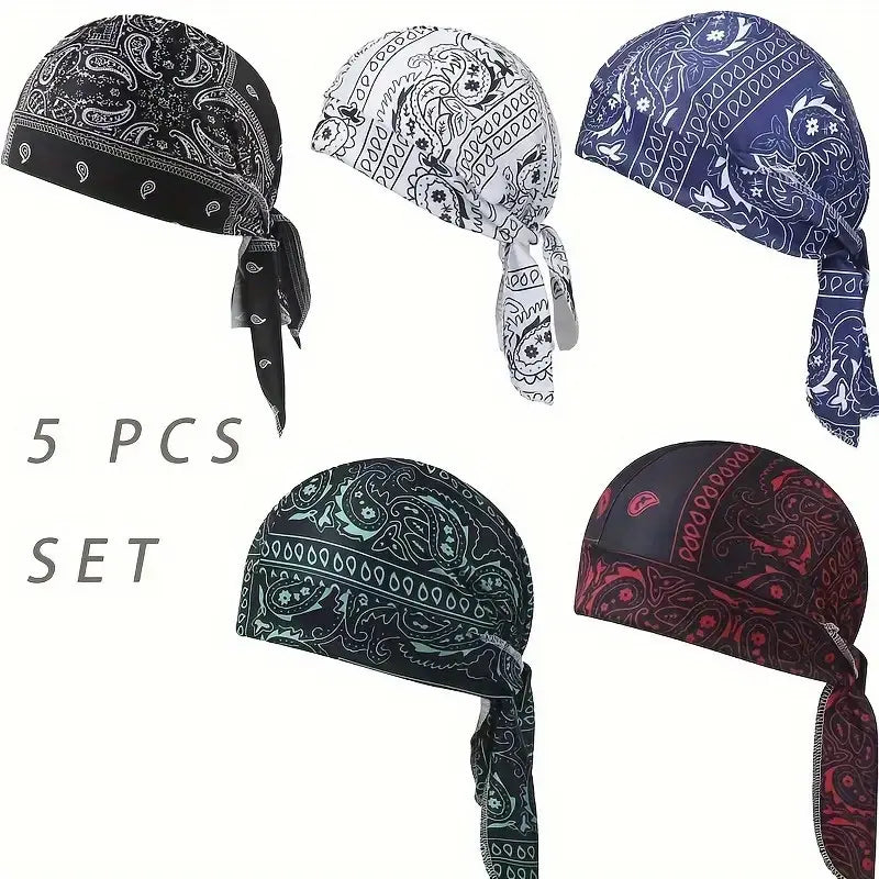 Unisex Paisley Performance Cooling Headwear – Moisture-Wicking