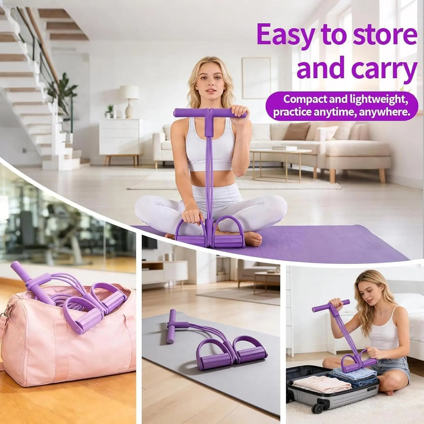 ✨Stylish Handle Fitness Device — Pedal Resistance Trainer