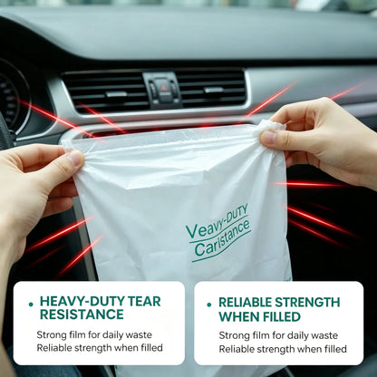 20 Counts Car Trash Bag, Self-Adhesive Vertical Disposable Cleaning Bag 🗑️