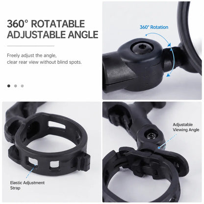 2 Counts, Bicycle Handlebar Convex Rearview Mirror🚲