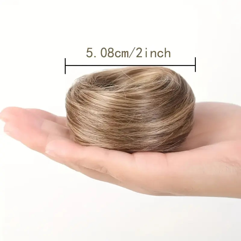 Synthetic Messy Bun Hair Piece for Women, Curly Updo Scrunchie Extension for Instant Volume and a High Crown💇‍♀️