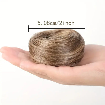 Synthetic Messy Bun Hair Piece for Women, Curly Updo Scrunchie Extension for Instant Volume and a High Crown💇‍♀️