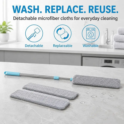 Replacement Gap Duster for Home Corner Place, Durable Flexible Arbitrary Bending Microfiber Dust Brush🧹