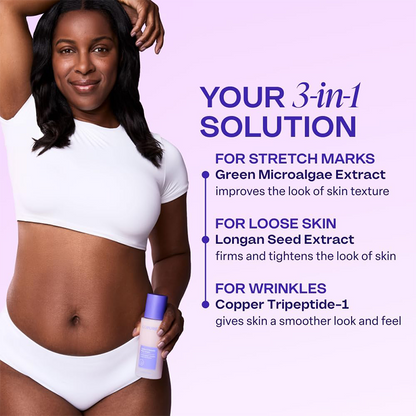 Tighten & Smooth Belly Cream, MicroTight4 Complex Body Firming Lotion for Loose Skin💜