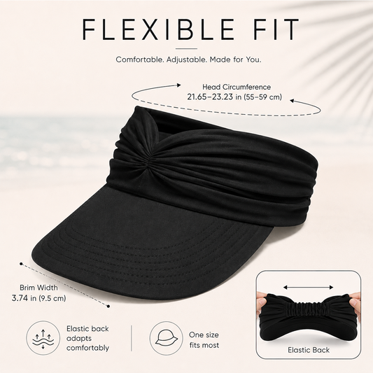 ☀️ Women's UPF 50+ UV-Protective Sun Hat with Open Top